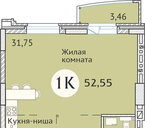 квартира г Новосибирск Заельцовская ул Дуси Ковальчук 248/2 фото 1