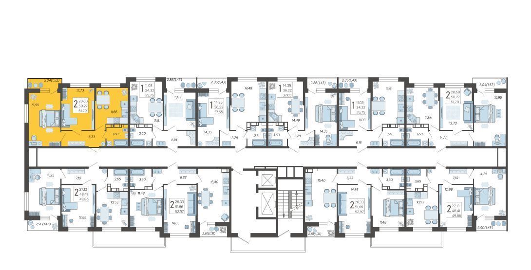 квартира г Краснодар р-н Карасунский ул Богатырская 11/7 фото 3