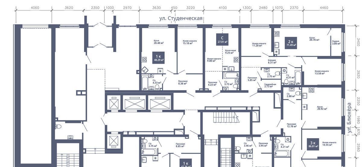 квартира г Екатеринбург Уральская ул Раевского 18/4 фото 2