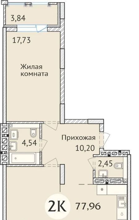 квартира г Новосибирск Заельцовская ул Дуси Ковальчук 248/2 фото 1