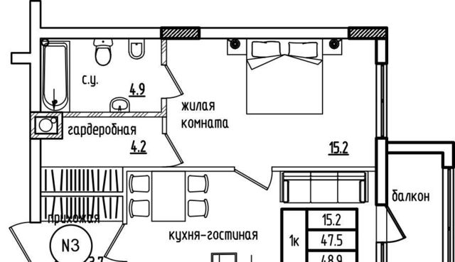 г Калининград р-н Центральный ул Дубовая аллея 3ак/1 фото