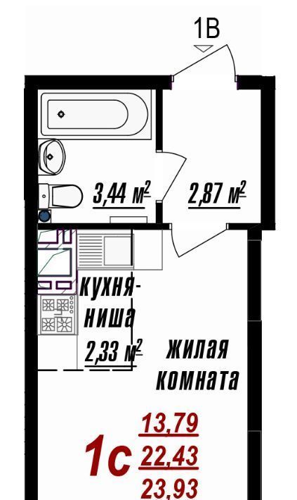 квартира г Белгород Гостёнский Западный ЖК «Университет» фото 1