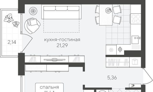 г Тюмень р-н Ленинский ЖК «Скандиа. Квартал у озера» Ново-Гилевский жилрайон фото