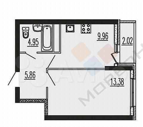 квартира г Краснодар ул Новороссийская 90/2к 1 фото 2