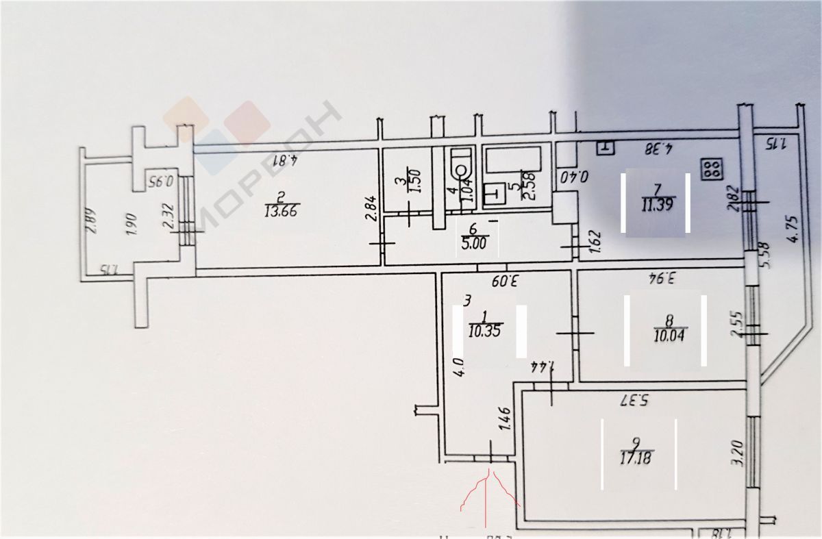 квартира г Краснодар ул Восточно-Кругликовская 53 фото 36