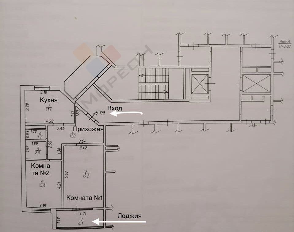 квартира г Краснодар ул Восточно-Кругликовская 76/3 Прикубанский округ фото 19