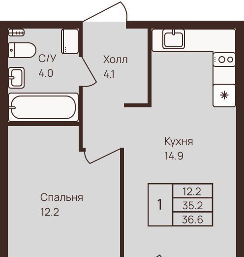 квартира р-н Всеволожский д Новое Девяткино ЖК Девяткино Девяткино фото 1