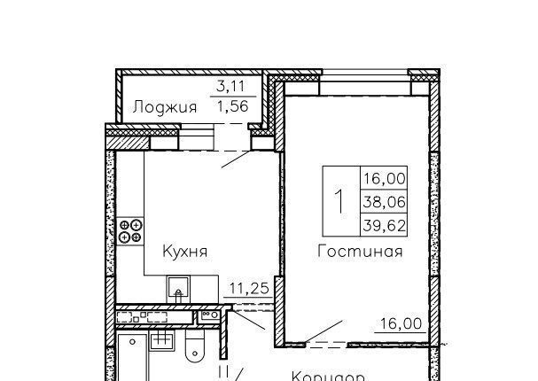 квартира р-н Семилукский г Семилуки ул Чайковского 7/1 фото 1