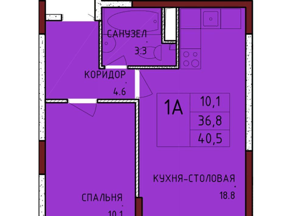 квартира р-н Ленинский с Осиновая Гора мкр Левобережный Тула фото 1