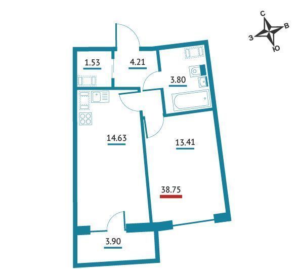 квартира р-н Всеволожский г Мурино ул Оборонная Девяткино, жилой дом фото 2