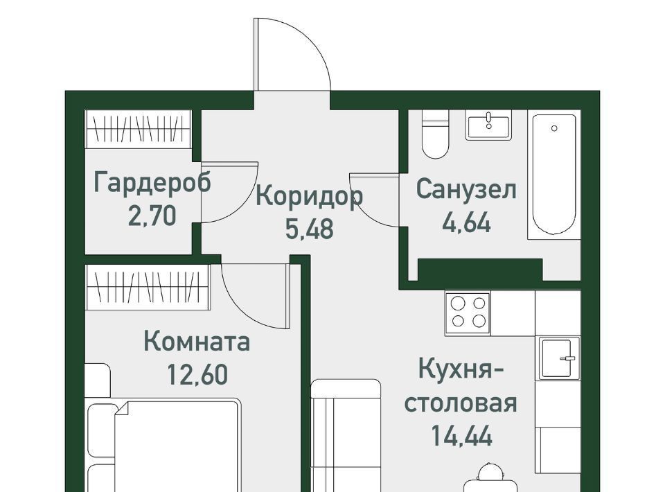 квартира р-н Сосновский п Западный р-н мкр Привилегия фото 1