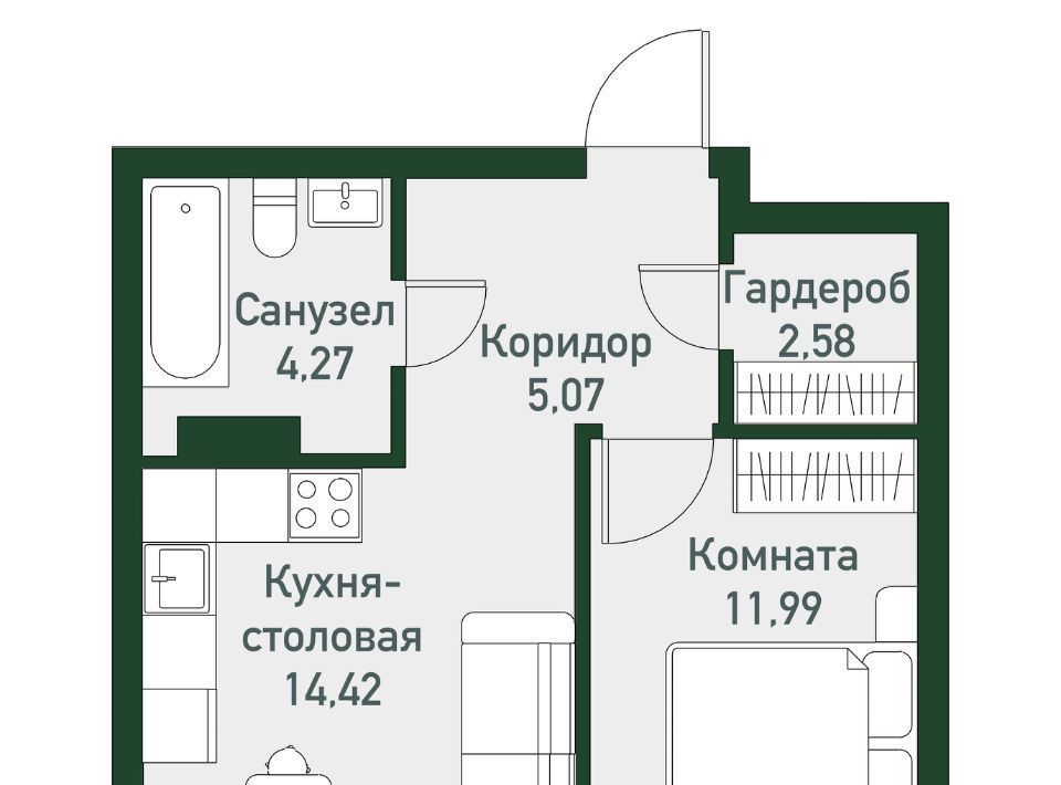 квартира р-н Сосновский п Западный р-н мкр Привилегия фото 1