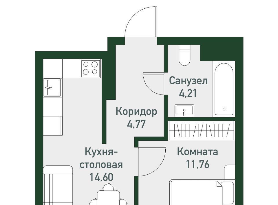 квартира р-н Сосновский п Западный р-н мкр Привилегия фото 1