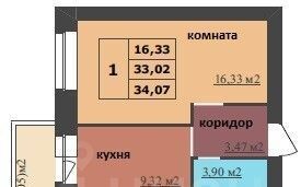 квартира г Ярославль р-н Дзержинский 15-й микрорайон Северный ЖК «Мегаполис» жилрайон фото 1