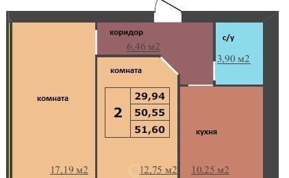 квартира г Ярославль р-н Дзержинский 15-й микрорайон Северный ЖК «Мегаполис» жилрайон фото 1