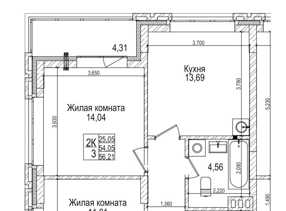 квартира г Новосибирск метро Площадь Гарина-Михайловского ул Фабричная с 75 фото 1