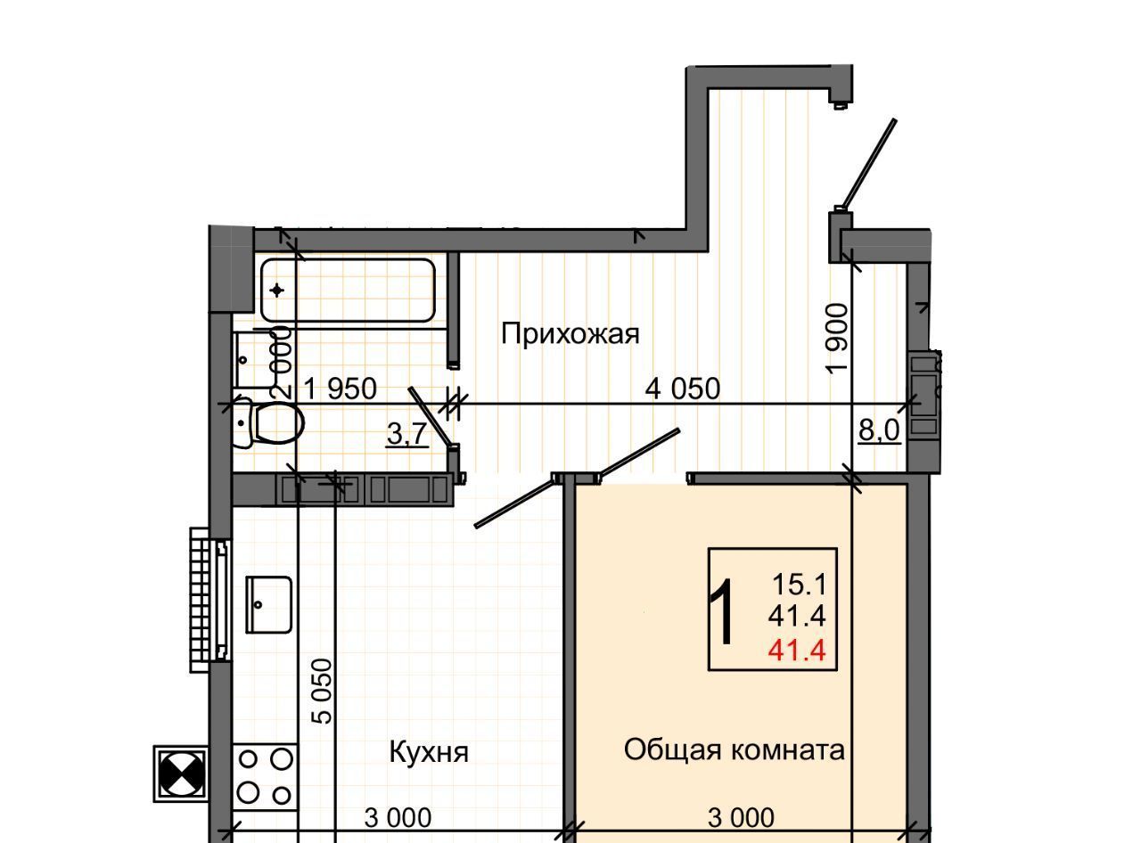 квартира р-н Симферопольский с Мирное ул Живописная 22 фото 1