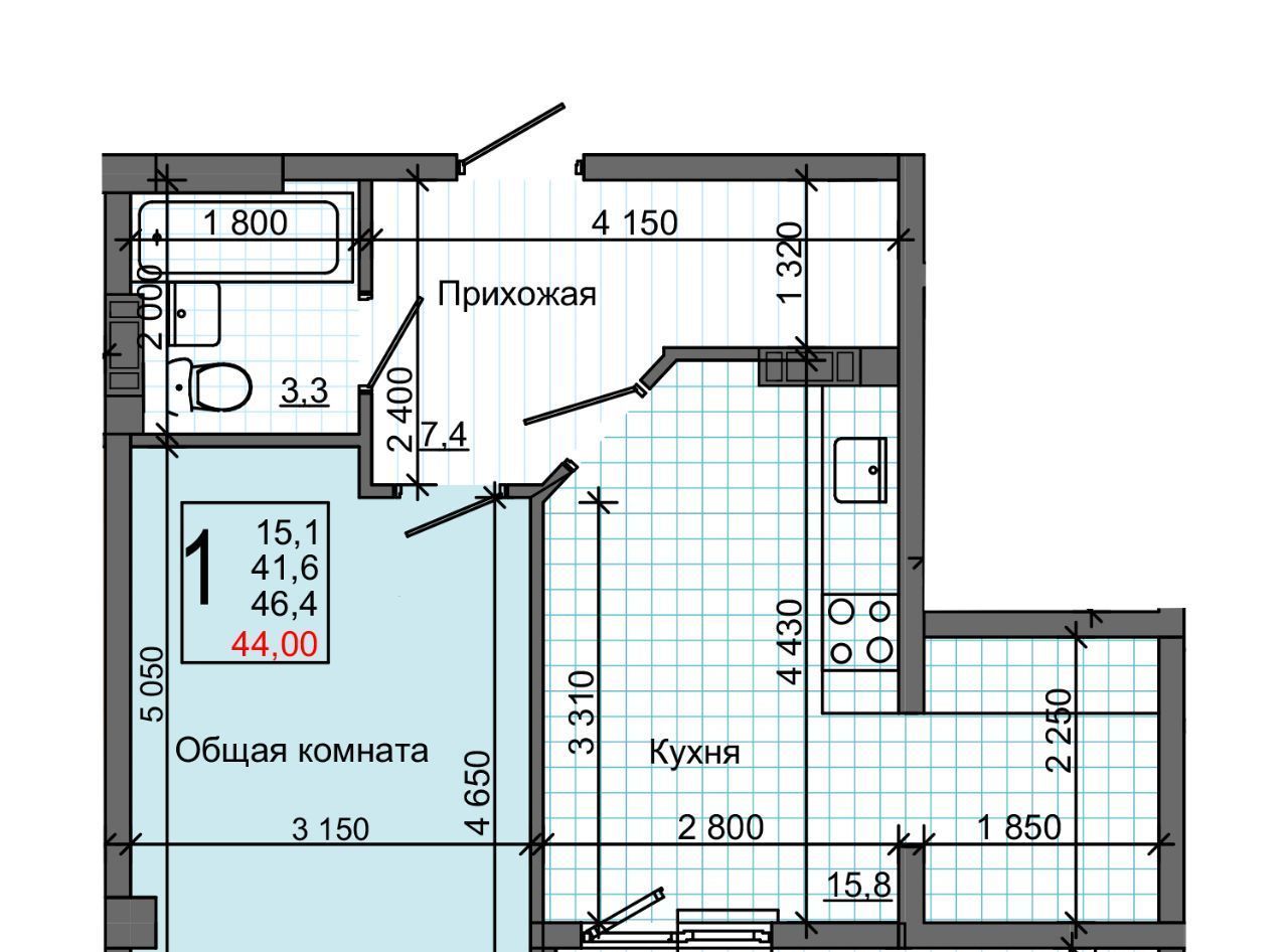 квартира р-н Симферопольский с Мирное ул Живописная 22 фото 1