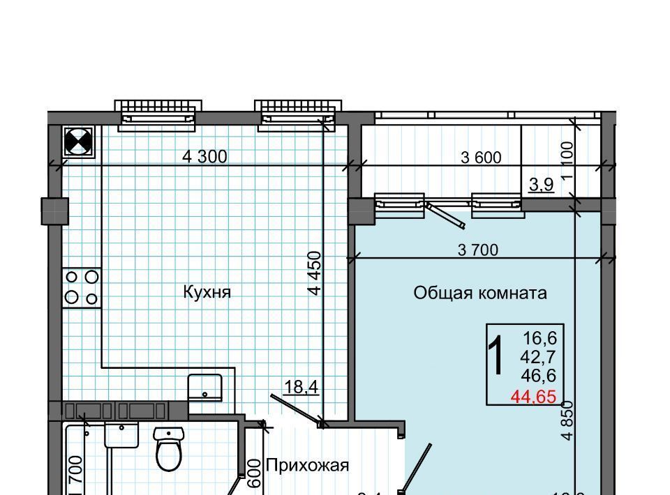 квартира р-н Симферопольский с Мирное ул Живописная 24 фото 1