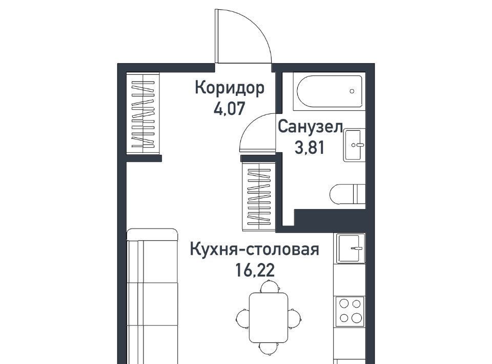 квартира р-н Сосновский п Пригородный ул Ласковая 19 фото 1