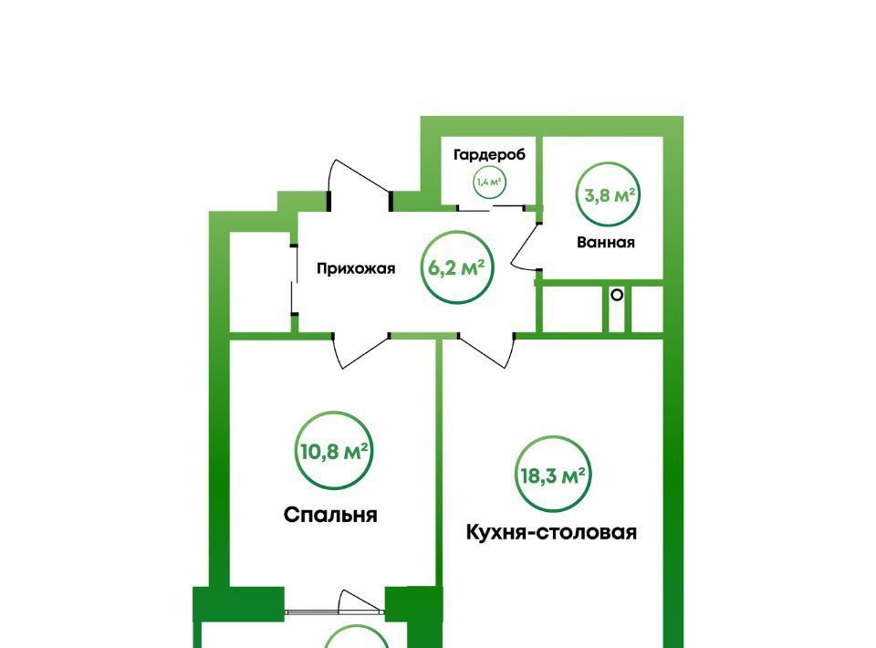 квартира г Астрахань р-н Кировский ул Калинина 39/23 фото 1