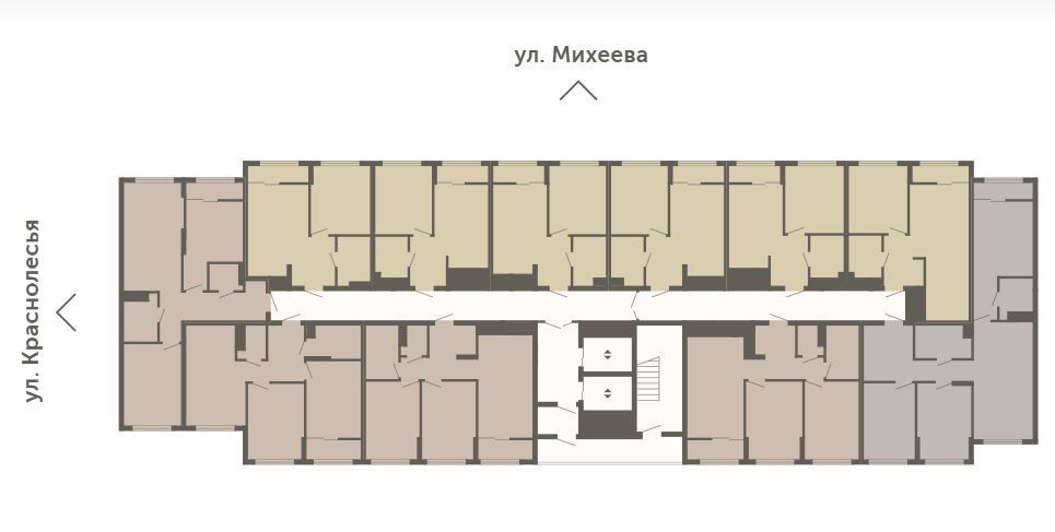 квартира г Екатеринбург Чкаловская ул Краснолесья 10/5 фото 2