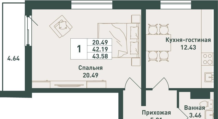 квартира р-н Всеволожский п им Свердлова мкр 1-й Рыбацкое фото 1