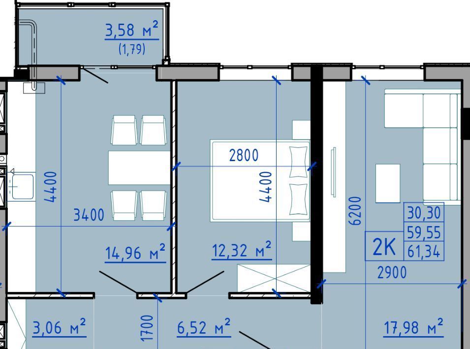 квартира г Батайск ул Комсомольская 135к/2 фото 1