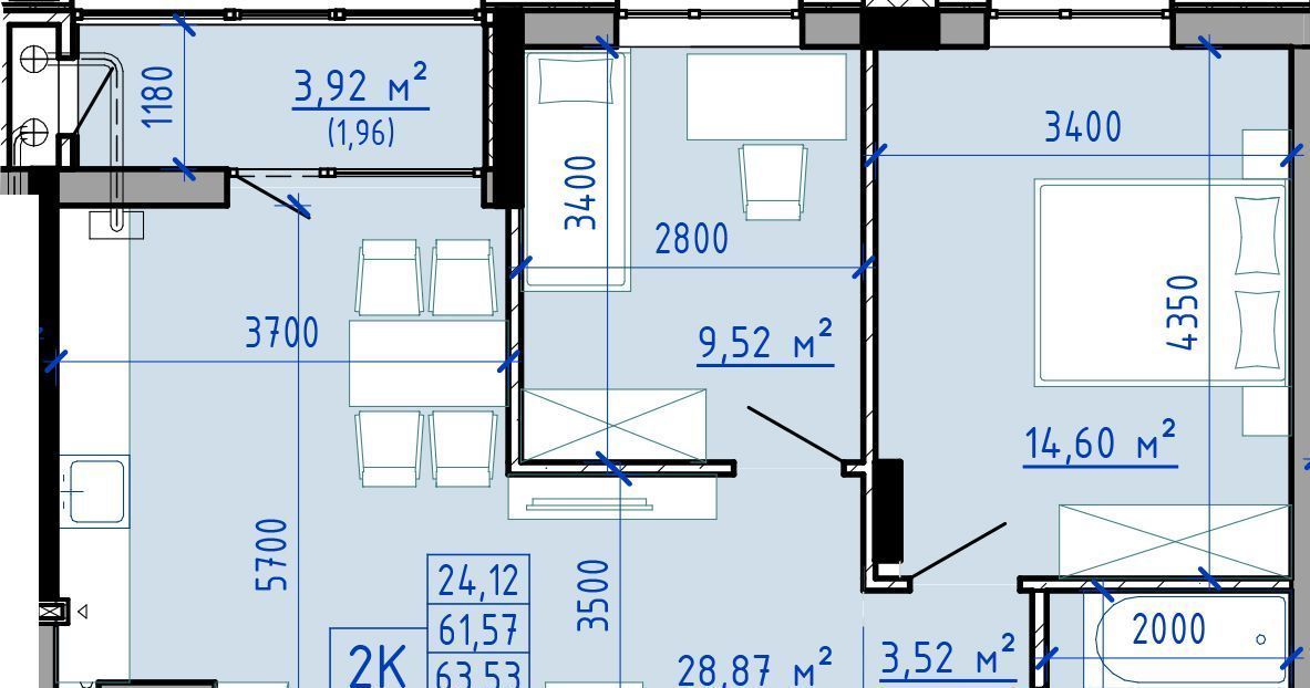 квартира г Батайск ул Комсомольская 135к/1 фото 1