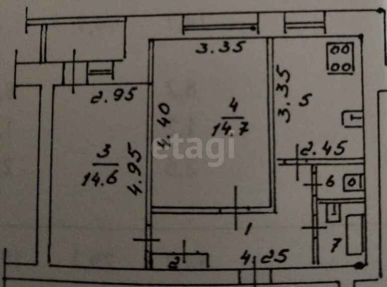 квартира г Липецк р-н Октябрьский ул Им. Мичурина 28г фото 19