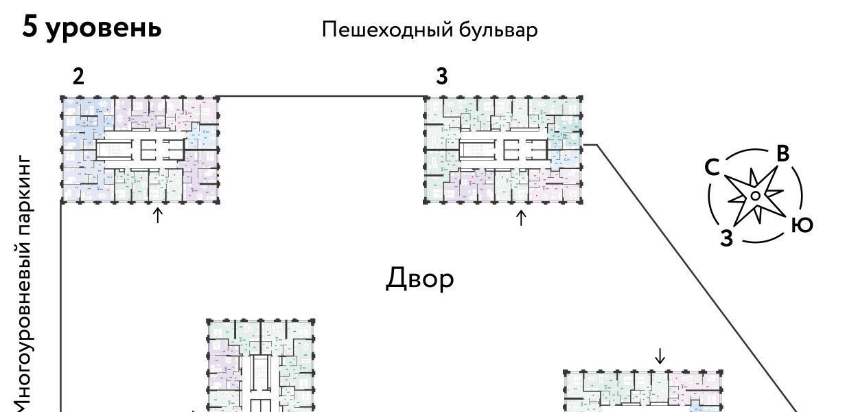 квартира г Тюмень р-н Ленинский ЖК Звёздный фото 2