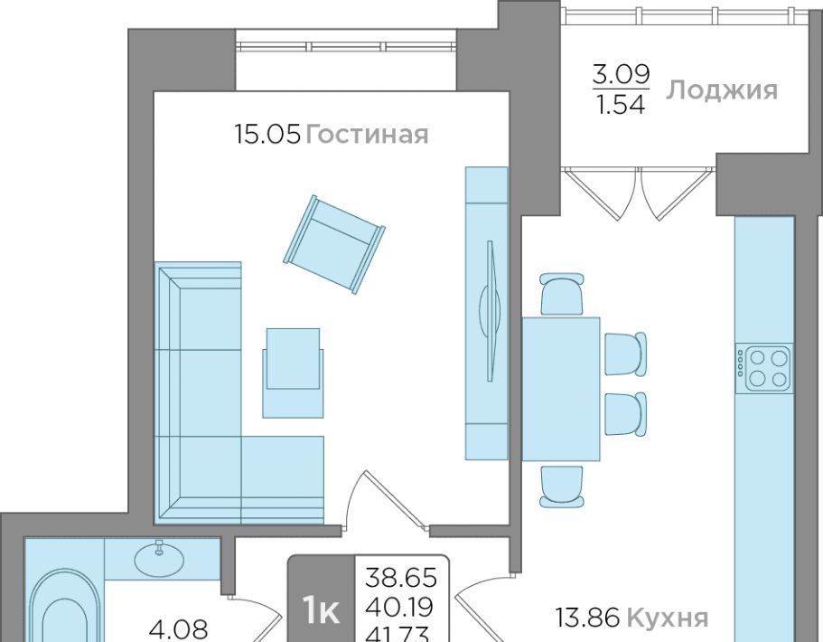 квартира г Калининград р-н Центральный ул Новгородская 3ак/7 фото 1