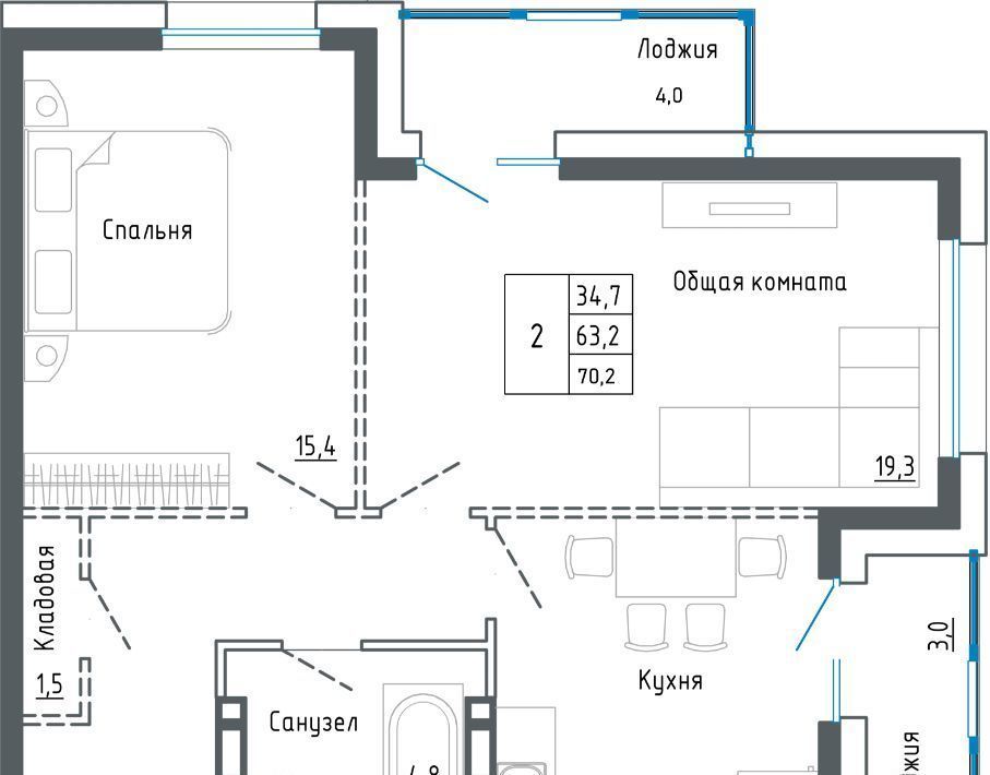 квартира г Уссурийск ул Александра Францева 44 фото 1