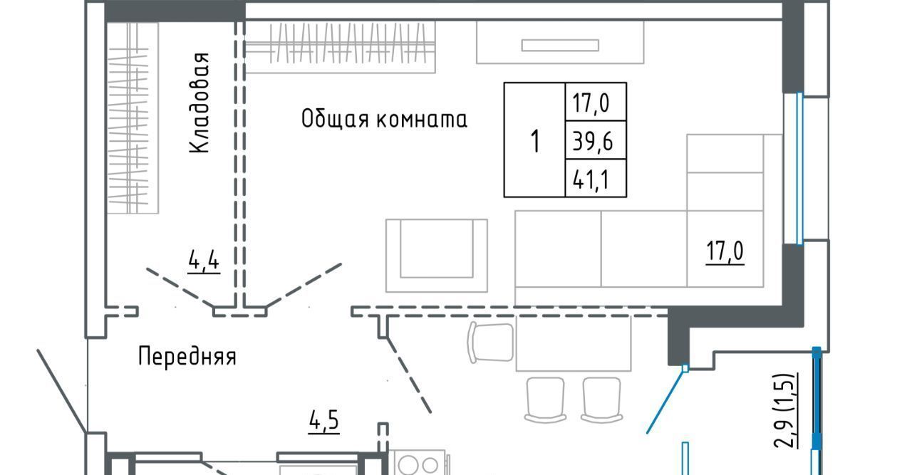 квартира г Уссурийск ул Александра Францева 40 фото 1