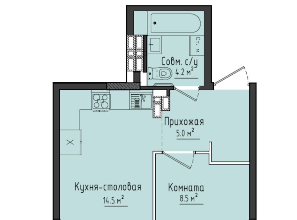 квартира р-н Завьяловский Город Оружейников ЖК фото 1