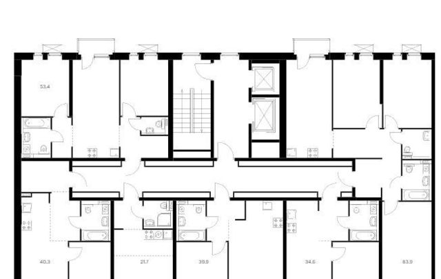 квартира г Обнинск 55-й микрорайон ЖК Московский квартал 4д фото