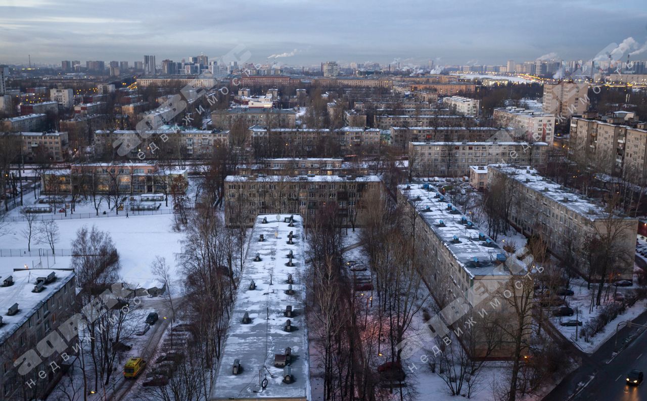 квартира г Санкт-Петербург метро Пролетарская пр-кт Александровской Фермы 8 фото 15