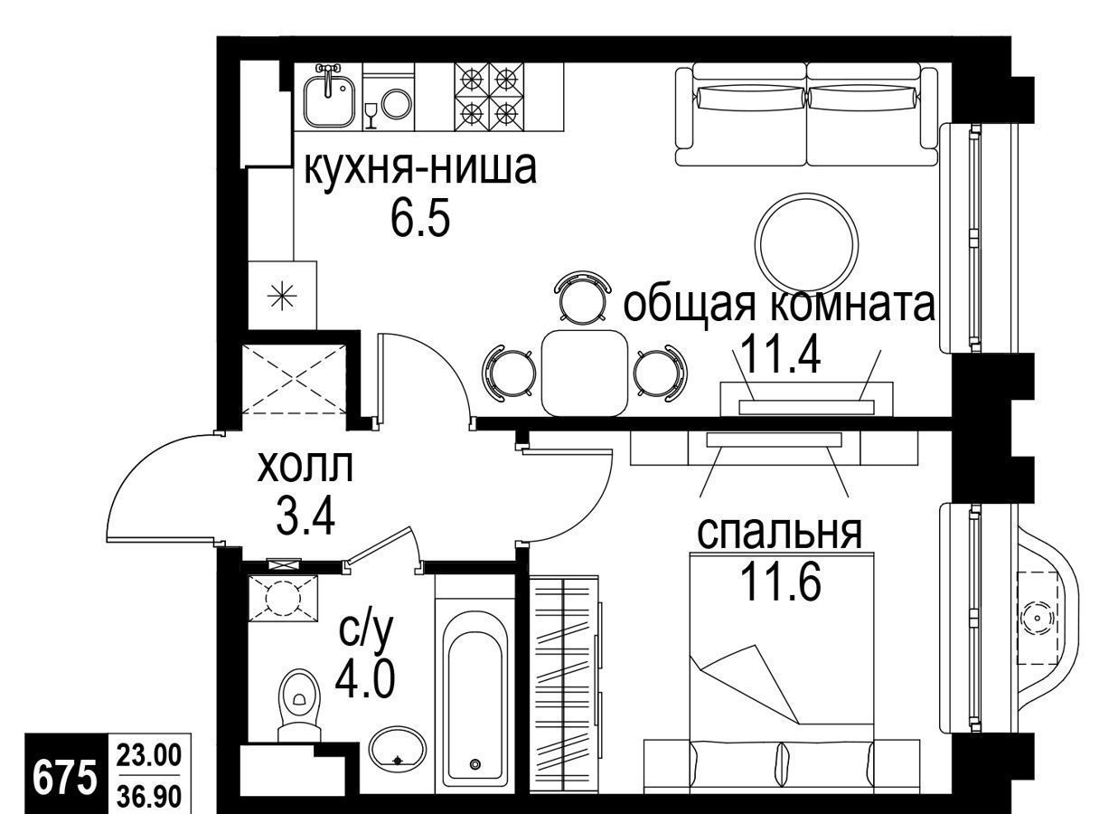 квартира г Москва метро Электрозаводская Басманный наб Семеновская 13а вл. 3 фото 1