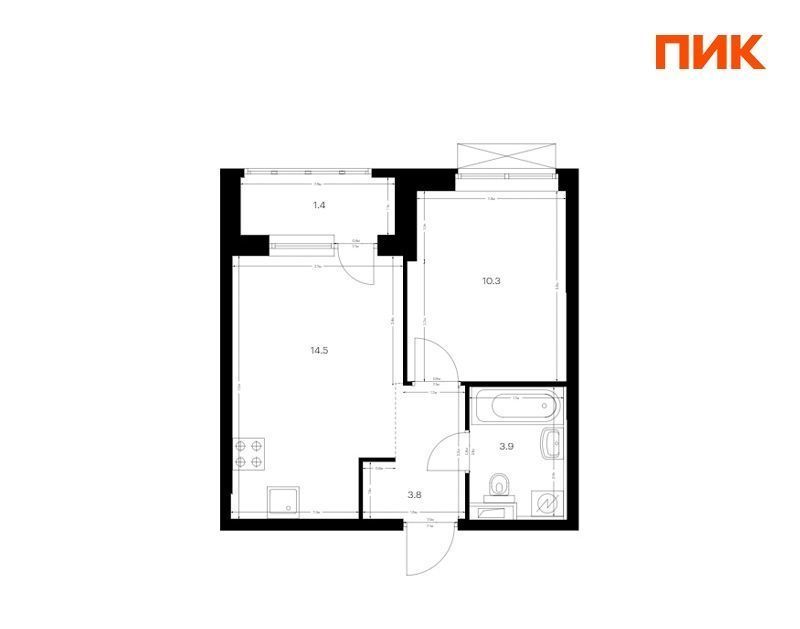 квартира г Казань метро Площадь Тукая ЖК «Сиберово» 1 фото 1