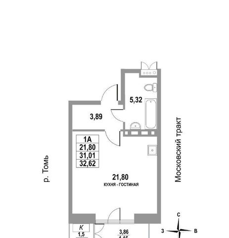 г Томск р-н Кировский тракт Московский 109бс/4 фото