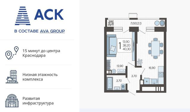 г Краснодар р-н Прикубанский микрорайон 9-й километр ул Ярославская 115/3 фото