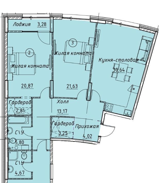 квартира г Екатеринбург Чкаловская ул Ткачей 19 фото 1