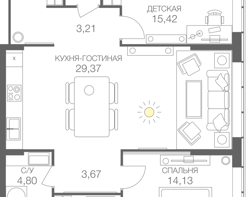 квартира г Москва ЦАО Пресненский проезд Шмитовский 39с/5 фото 1