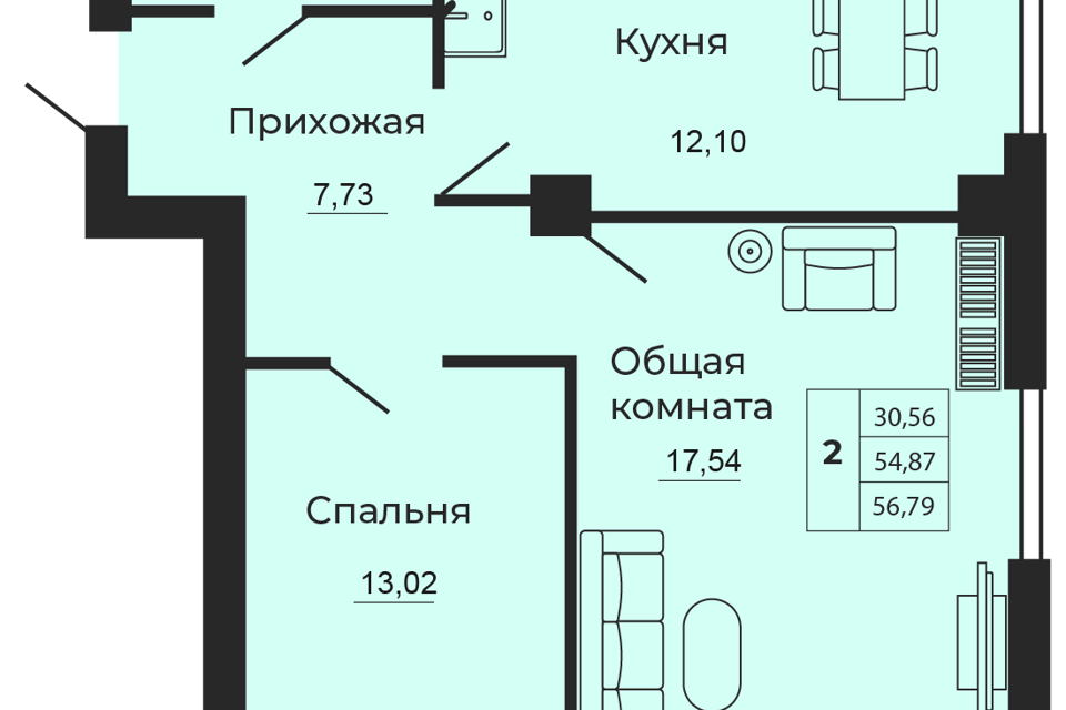 квартира г Батайск ул 1-й Пятилетки 2 фото 1