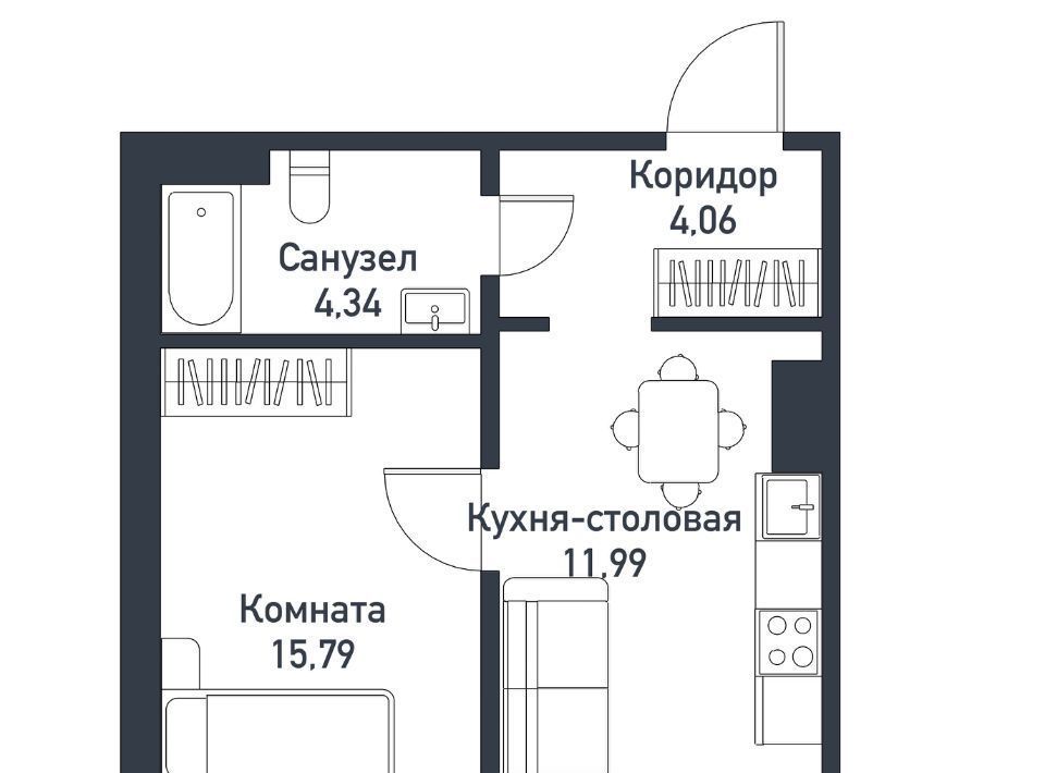 квартира р-н Сосновский п Пригородный Парковый Премиум жилой комплекс фото 1