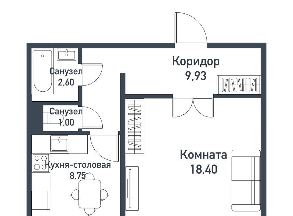 квартира р-н Сосновский п Пригородный ул Ласковая 26 Кременкульское с/пос фото 1