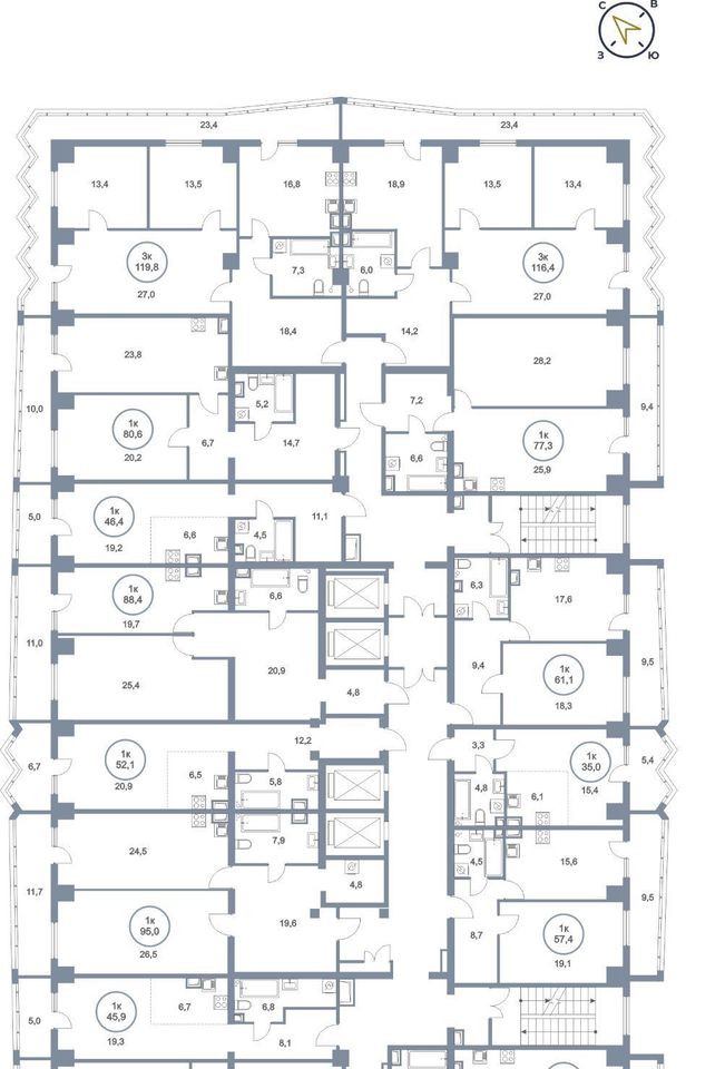 квартира г Сургут тракт Югорский 43 27А фото 2