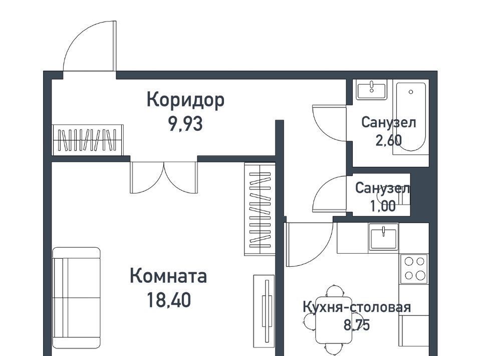 квартира р-н Сосновский п Пригородный Парковый Премиум жилой комплекс фото 1