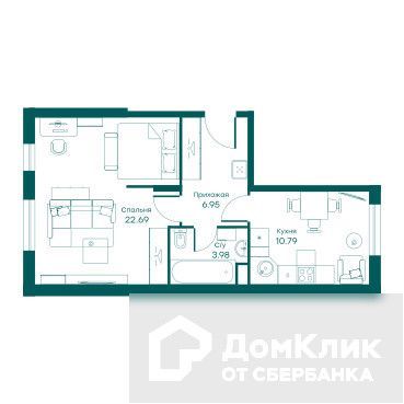 квартира городской округ Одинцовский с Перхушково фото 1