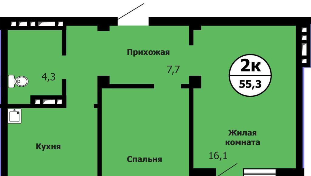 квартира г Красноярск р-н Свердловский ул Лесников 31 фото 1